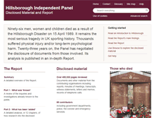 Tablet Screenshot of hillsborough.independent.gov.uk