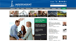 Desktop Screenshot of independent.org